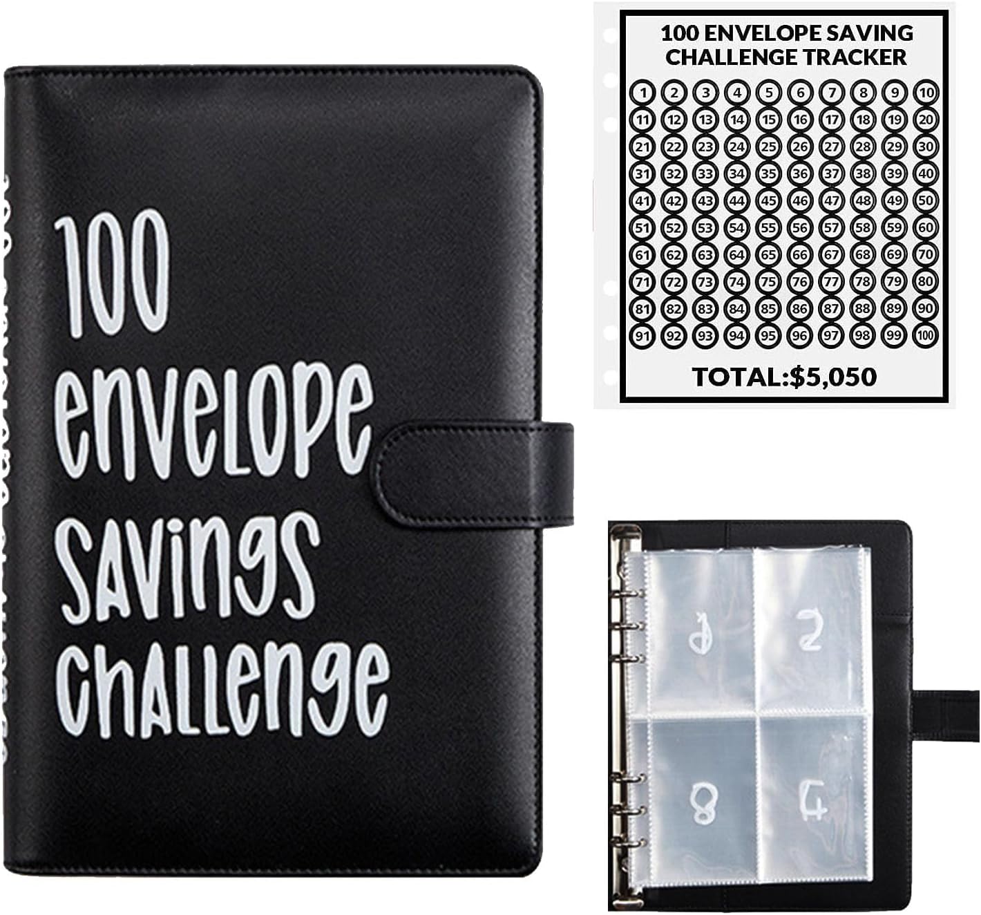 100 Envelope Savings Binder
