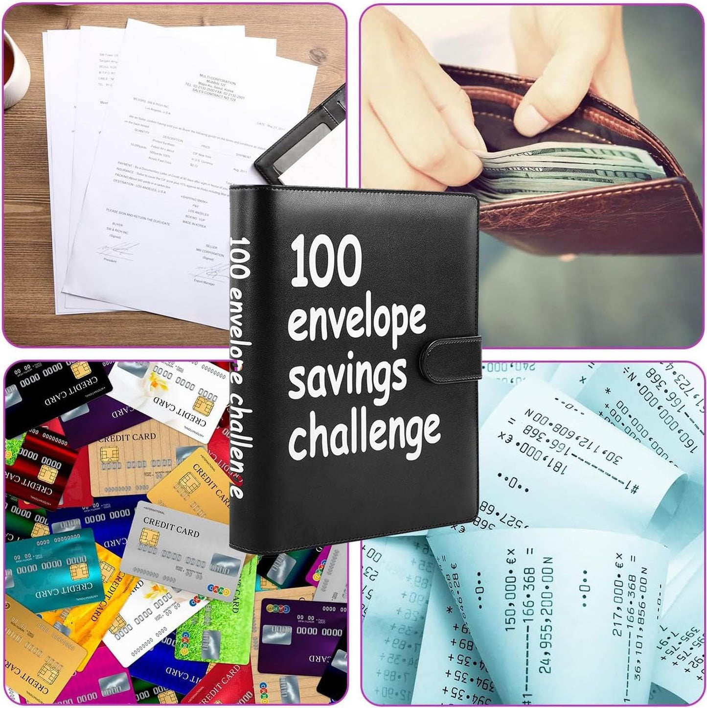 100 Envelope Savings Binder